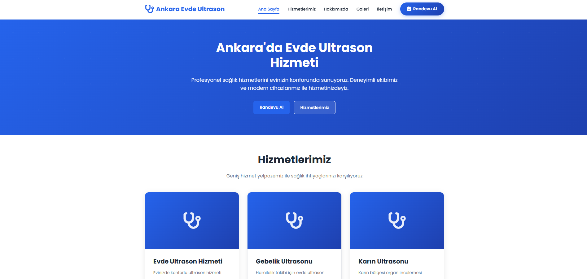 Ankara Evde Ultrason