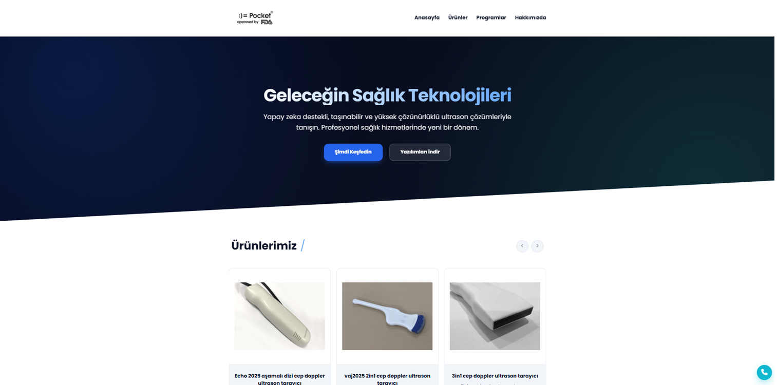 Cep Ultrason - Taşınabilir Tıbbi Görüntüleme Platformu